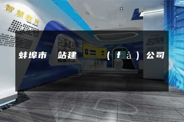 蚌埠市網站建設開發(fā)公司