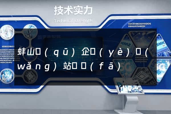 蚌山區(qū)企業(yè)網(wǎng)站開發(fā)