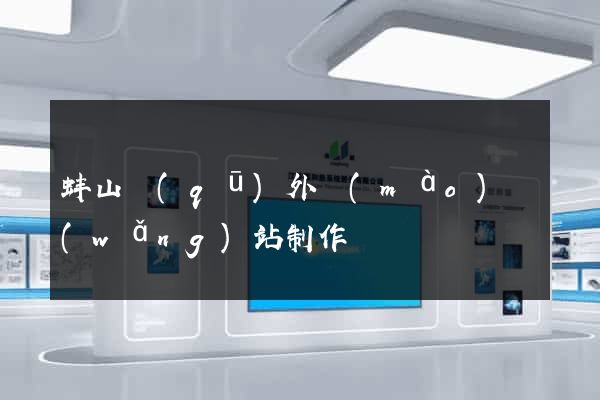 蚌山區(qū)外貿(mào)網(wǎng)站制作