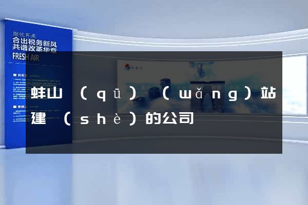 蚌山區(qū)網(wǎng)站建設(shè)的公司