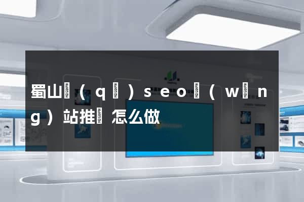 蜀山區(qū)seo網(wǎng)站推廣怎么做
