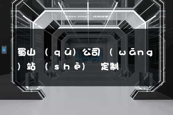蜀山區(qū)公司網(wǎng)站設(shè)計定制