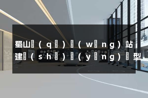 蜀山區(qū)網(wǎng)站建設(shè)營(yíng)銷型