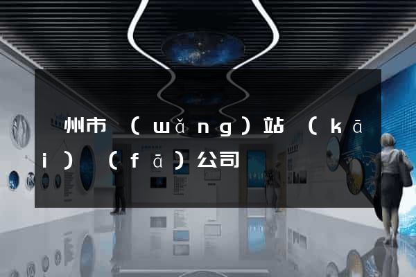 衢州市網(wǎng)站開(kāi)發(fā)公司