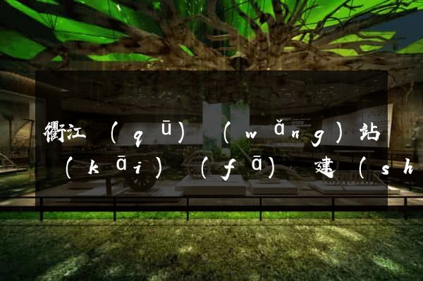 衢江區(qū)網(wǎng)站開(kāi)發(fā)與建設(shè)