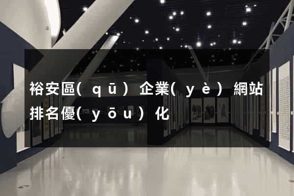 裕安區(qū)企業(yè)網站排名優(yōu)化