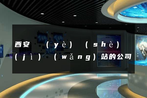 西安專業(yè)設(shè)計(jì)網(wǎng)站的公司