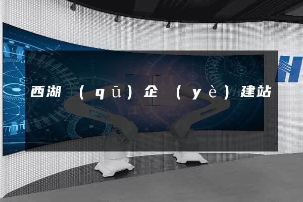 西湖區(qū)企業(yè)建站