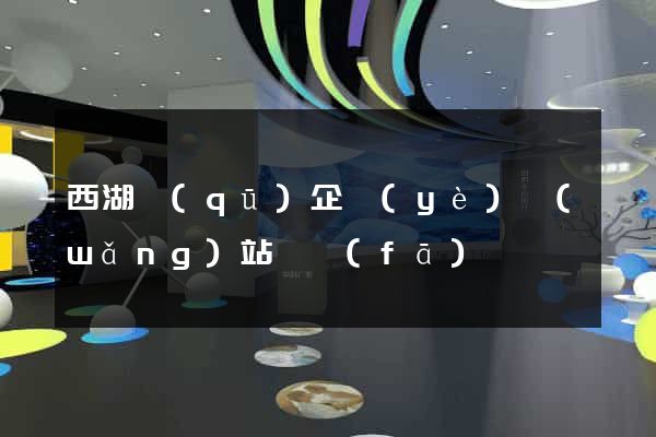 西湖區(qū)企業(yè)網(wǎng)站開發(fā)