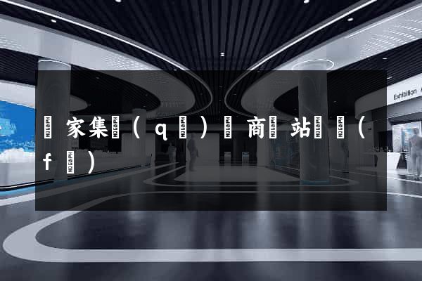 謝家集區(qū)電商網站開發(fā)