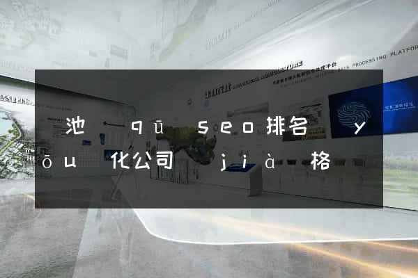 貴池區(qū)seo排名優(yōu)化公司價(jià)格