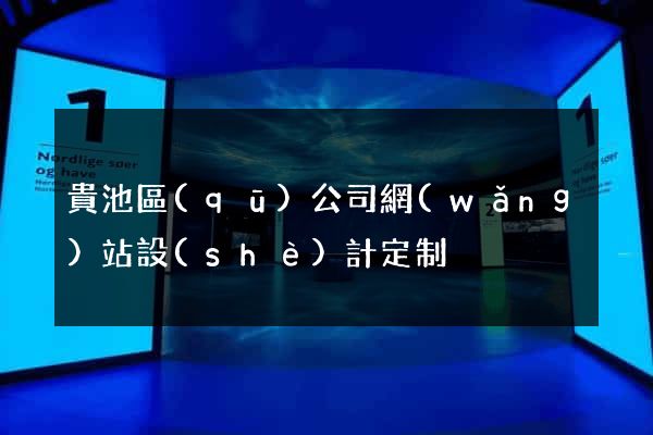 貴池區(qū)公司網(wǎng)站設(shè)計定制