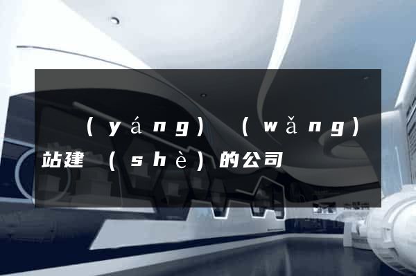 貴陽(yáng)網(wǎng)站建設(shè)的公司
