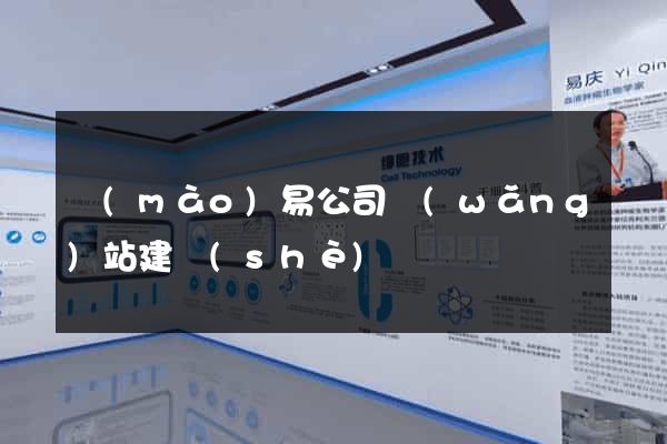 貿(mào)易公司網(wǎng)站建設(shè)