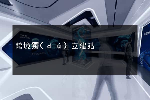 跨境獨(dú)立建站