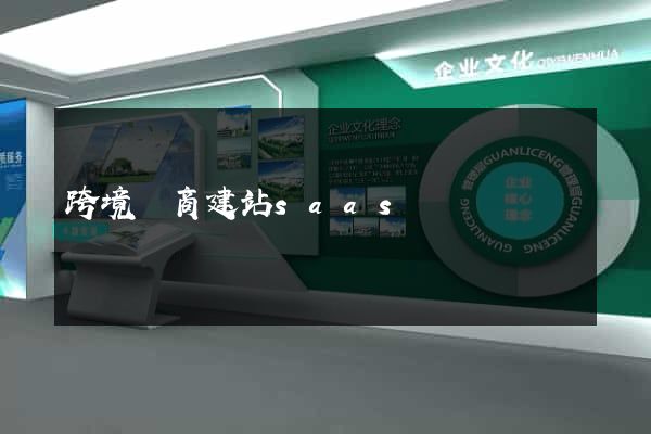 跨境電商建站saas