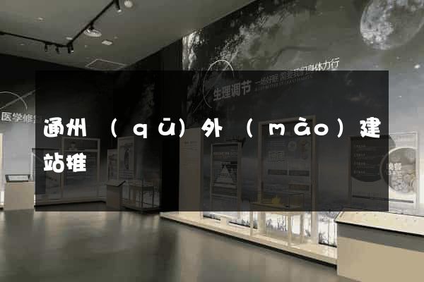 通州區(qū)外貿(mào)建站推廣