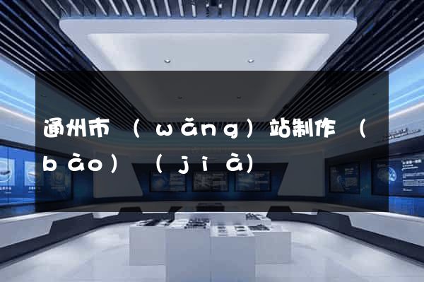 通州市網(wǎng)站制作報(bào)價(jià)