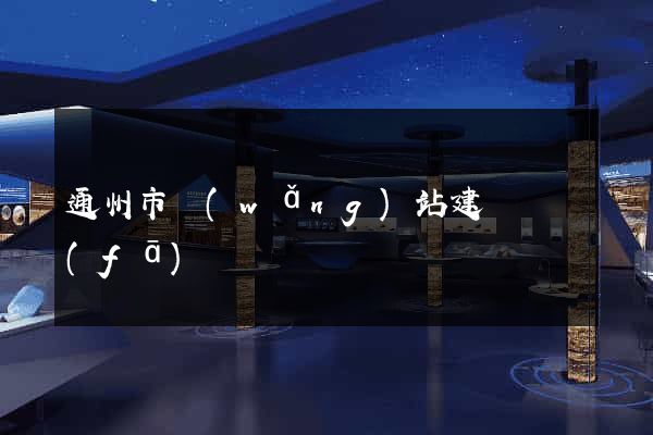 通州市網(wǎng)站建設開發(fā)