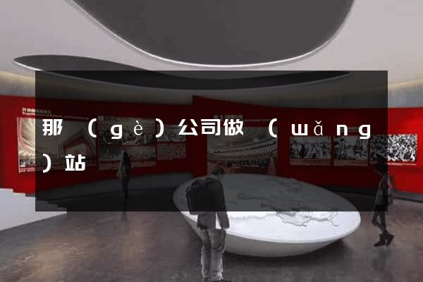那個(gè)公司做網(wǎng)站