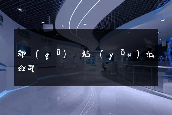 郊區(qū)網站優(yōu)化公司