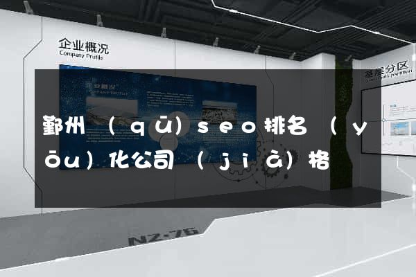 鄞州區(qū)seo排名優(yōu)化公司價(jià)格