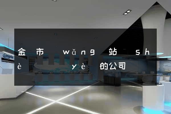 金壇市網(wǎng)站設(shè)計專業(yè)的公司