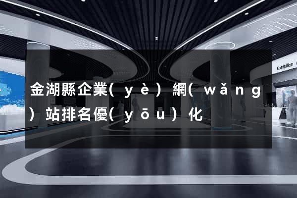 金湖縣企業(yè)網(wǎng)站排名優(yōu)化
