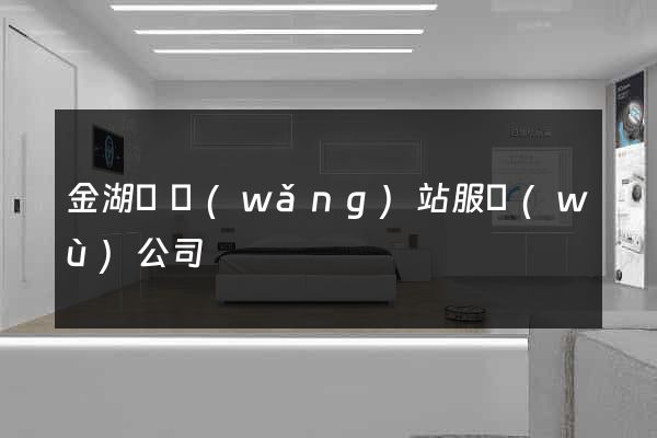 金湖縣網(wǎng)站服務(wù)公司