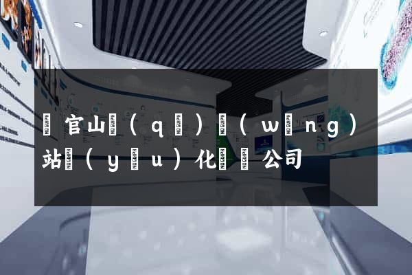 銅官山區(qū)網(wǎng)站優(yōu)化設計公司