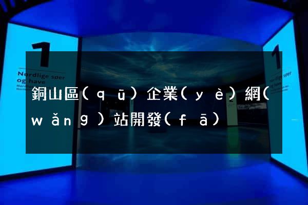 銅山區(qū)企業(yè)網(wǎng)站開發(fā)