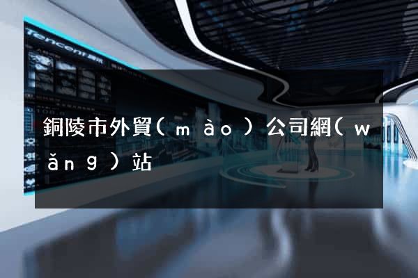 銅陵市外貿(mào)公司網(wǎng)站