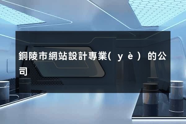 銅陵市網站設計專業(yè)的公司