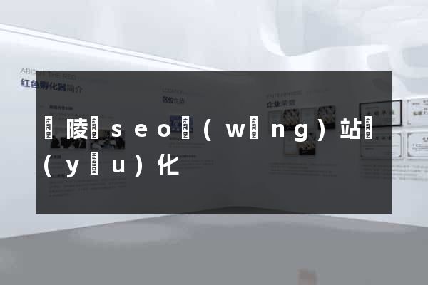 銅陵縣seo網(wǎng)站優(yōu)化