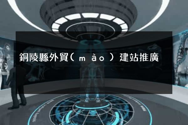 銅陵縣外貿(mào)建站推廣