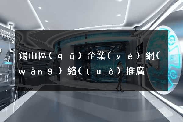 錫山區(qū)企業(yè)網(wǎng)絡(luò)推廣