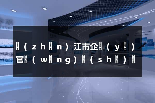 鎮(zhèn)江市企業(yè)官網(wǎng)設(shè)計