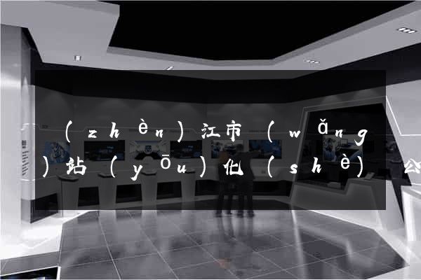 鎮(zhèn)江市網(wǎng)站優(yōu)化設(shè)計公司