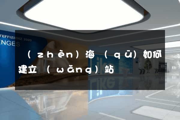 鎮(zhèn)海區(qū)如何建立網(wǎng)站