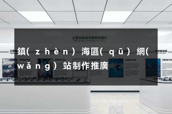 鎮(zhèn)海區(qū)網(wǎng)站制作推廣