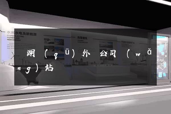 鏡湖區(qū)外貿公司網(wǎng)站