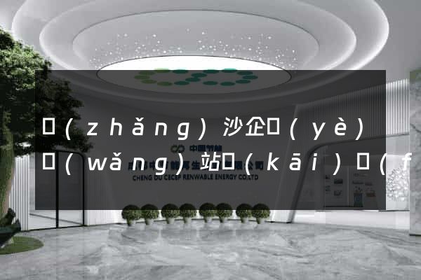 長(zhǎng)沙企業(yè)網(wǎng)站開(kāi)發(fā)