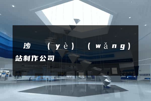 長沙專業(yè)網(wǎng)站制作公司