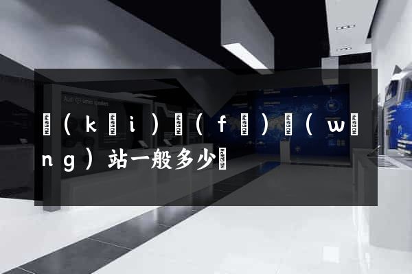 開(kāi)發(fā)網(wǎng)站一般多少錢