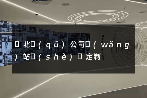 閘北區(qū)公司網(wǎng)站設(shè)計定制