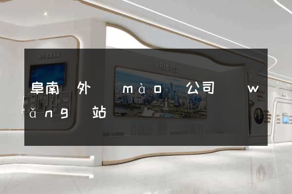 阜南縣外貿(mào)公司網(wǎng)站