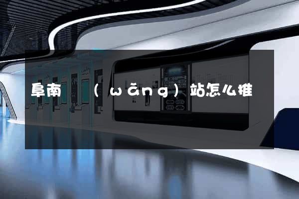 阜南縣網(wǎng)站怎么推廣