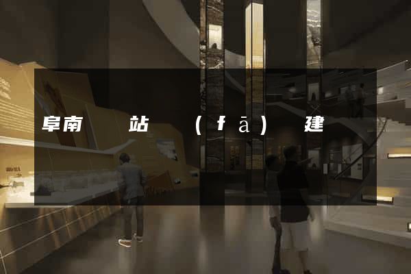 阜南縣網站開發(fā)與建設