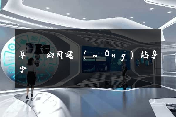 阜寧縣公司建網(wǎng)站多少錢