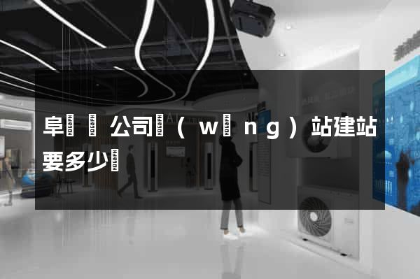 阜寧縣公司網(wǎng)站建站要多少錢
